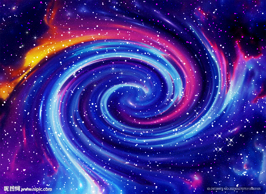 唯美旋涡星空