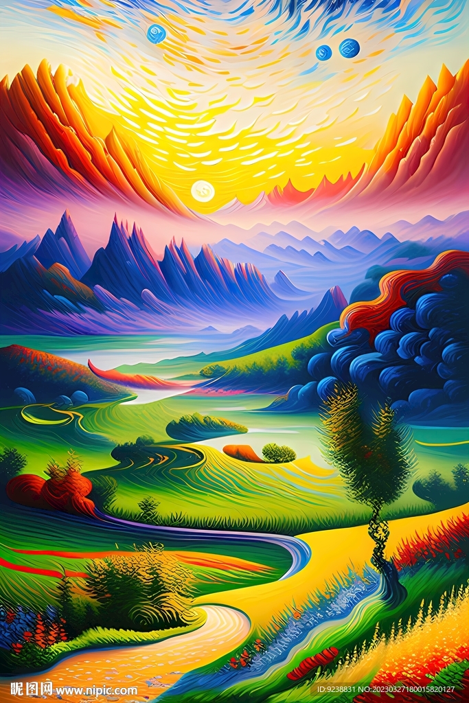 装饰风景画