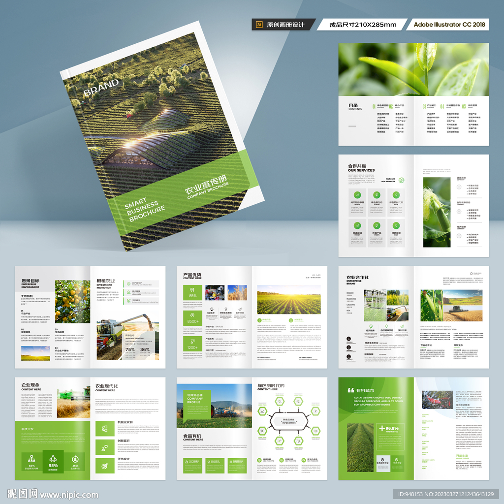 农业合作社画册