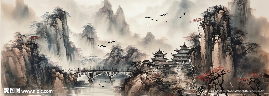 写意中国山水画