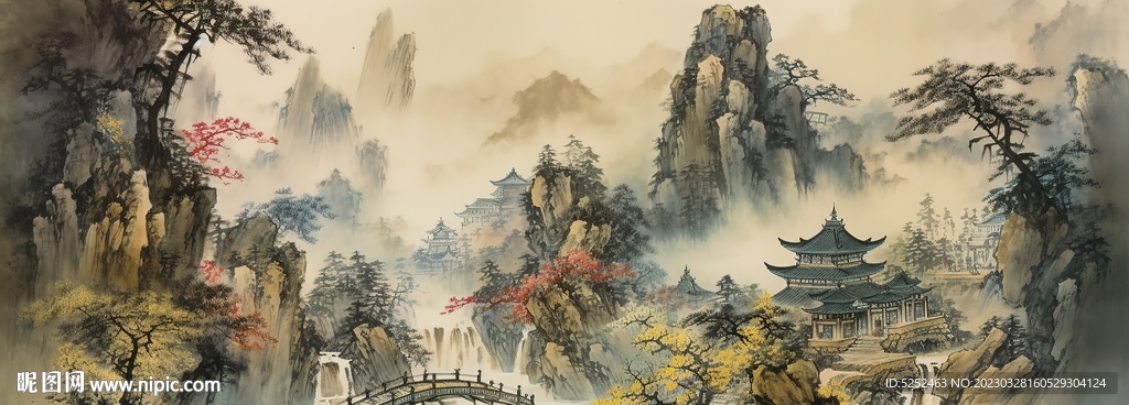 写意中国山水画