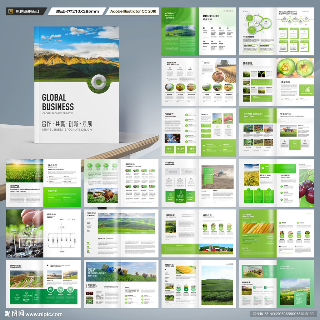 农业合作社画册