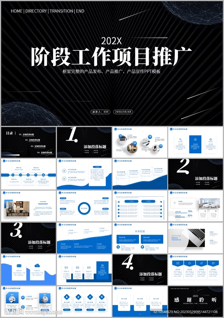 商务项目报告项目总结ppt