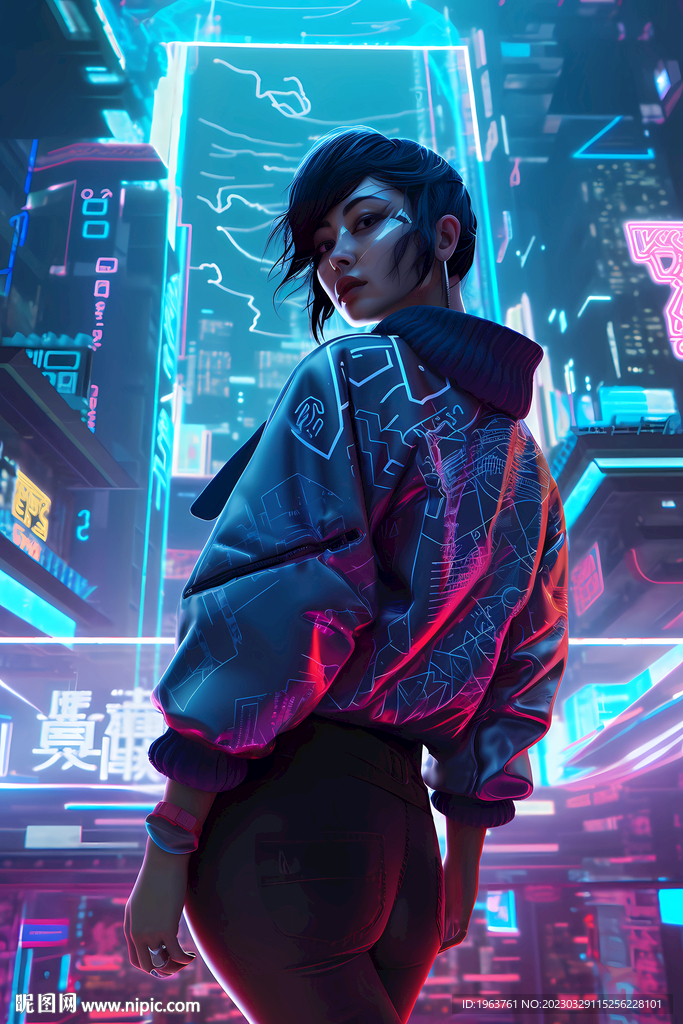 赛博朋克女孩