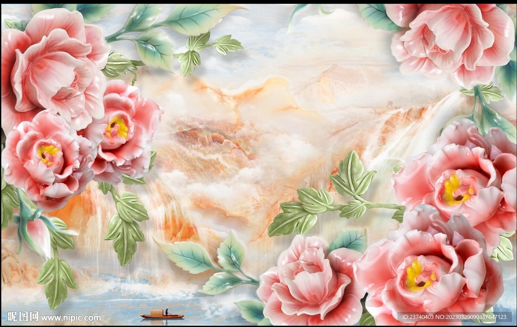 沙发背景墙 