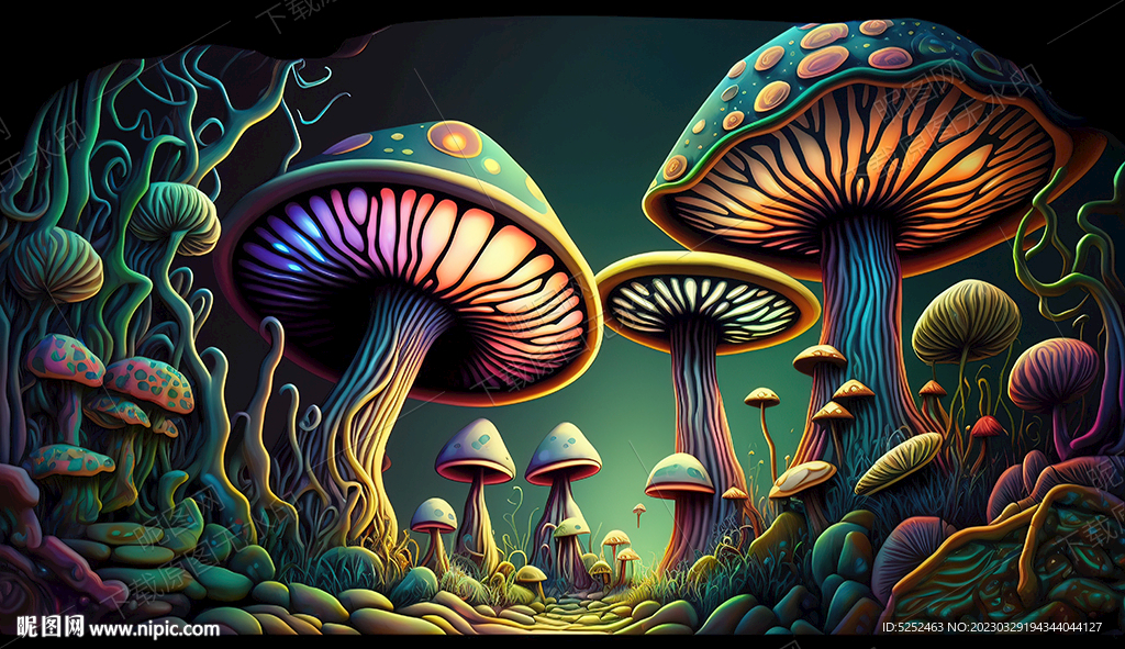 发光蘑菇