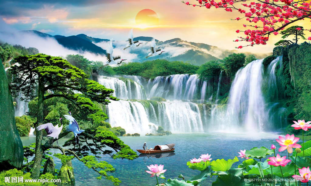 山水风景画