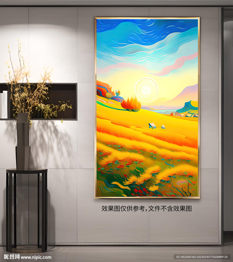 丰收油画