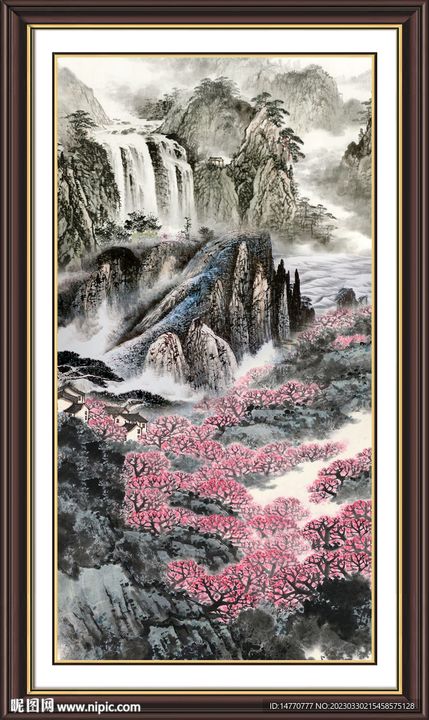 巨幅山水画