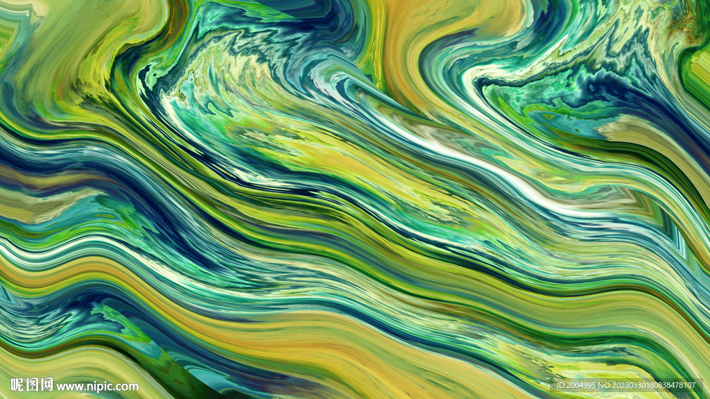 抽象绿色大理石纹