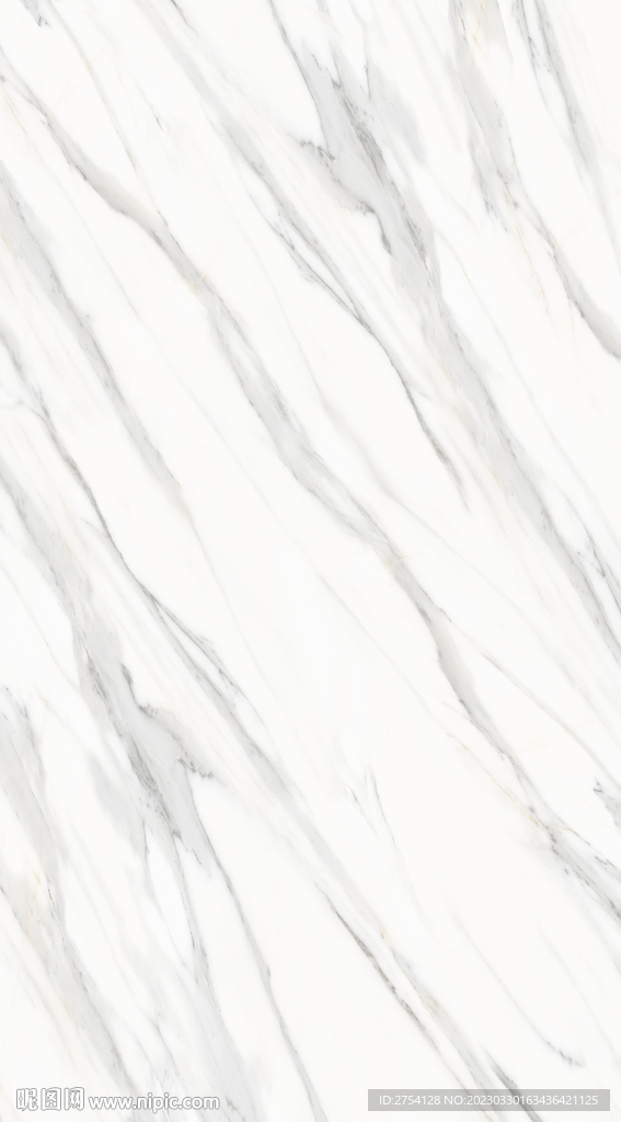 鱼肚白 黑白根大理石纹理 岩板