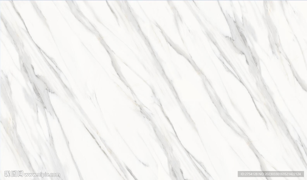 鱼肚白 黑白根大理石纹理 岩板