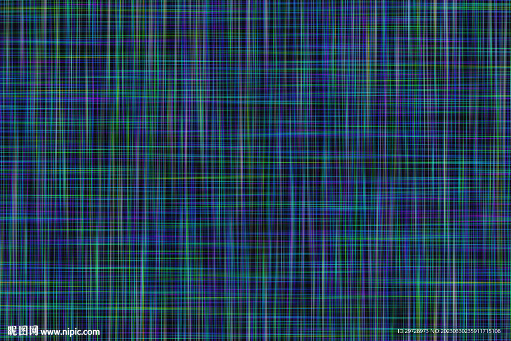 蓝绿紫格子布纹