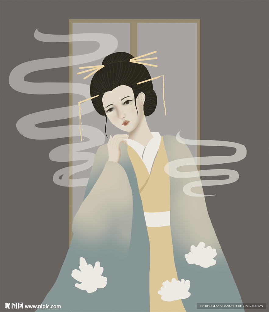 日式和服人物