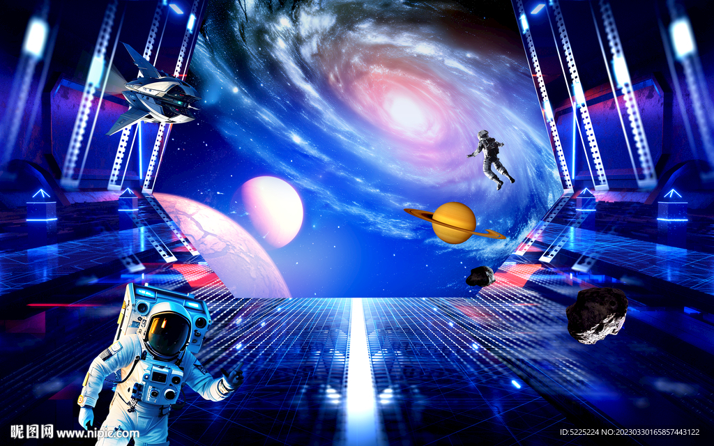 宇宙空间站宇航员