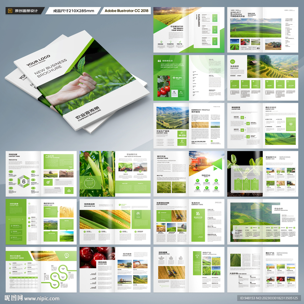 农业合作社画册
