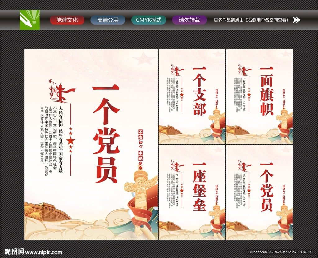 一个党员