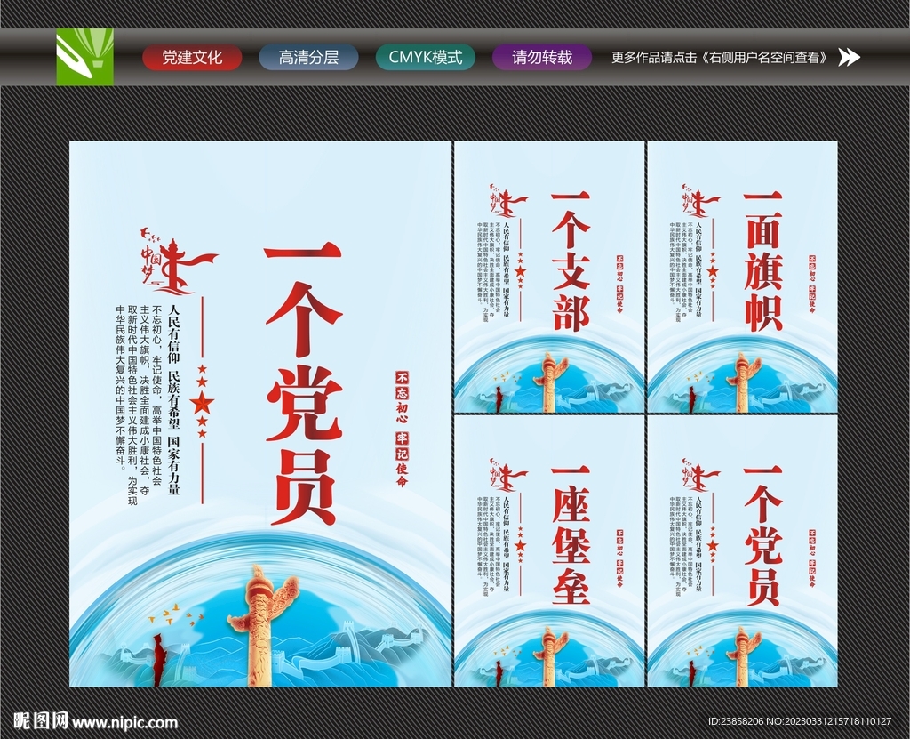 一个党员