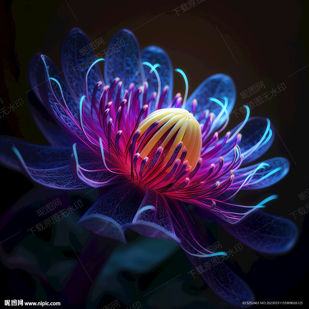 唯美绽放的花朵