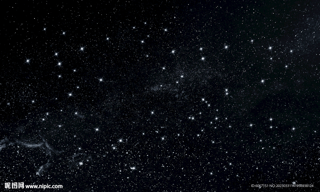 黑色直播星空背景图