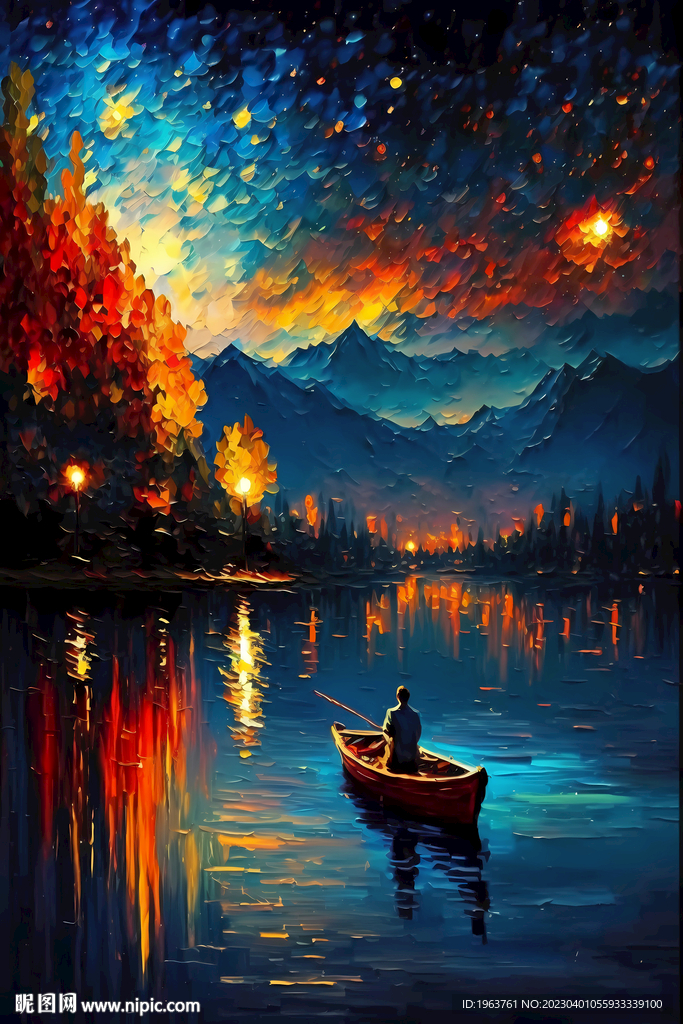 油画风景