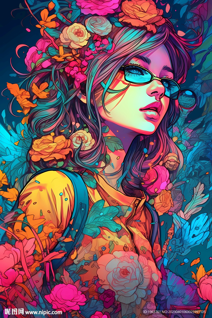 美女装饰画