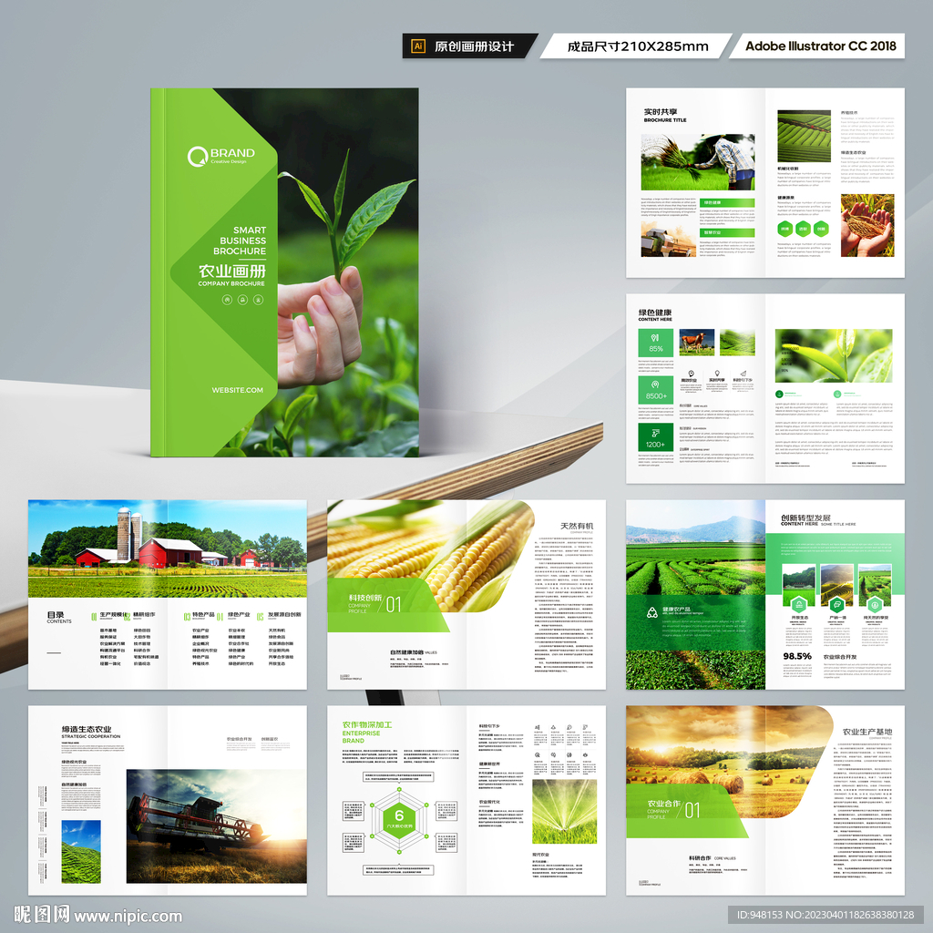 农业合作社画册