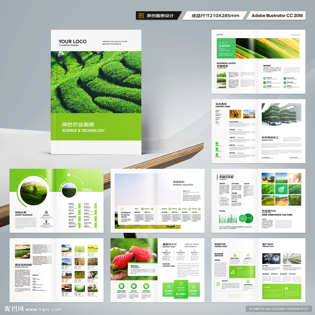 农业合作社画册