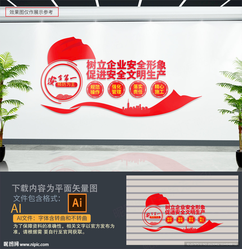 安全生产标语文化墙