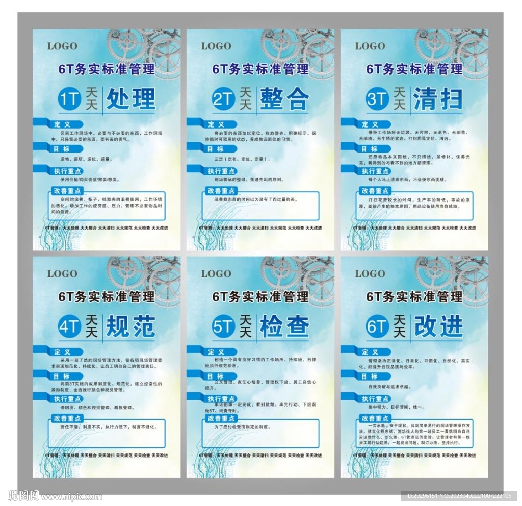 企业6T管理模板