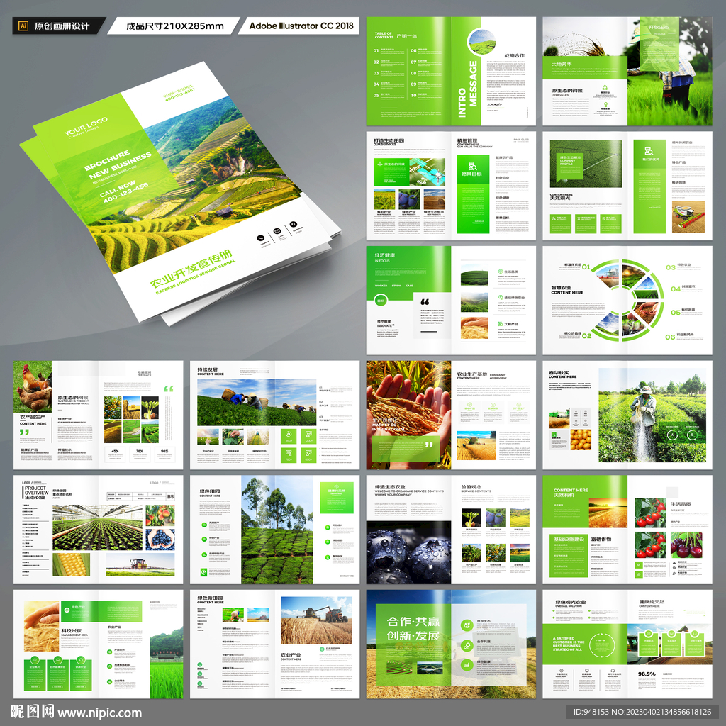 农业合作社画册