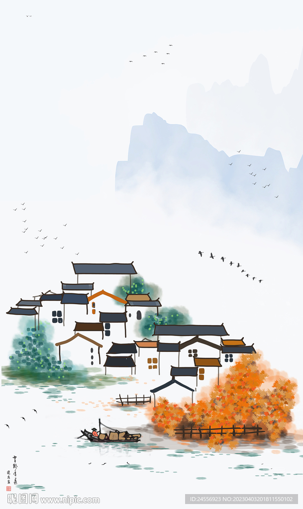 水墨江南