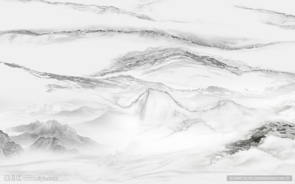 大气 热门新款山水 tIf分层