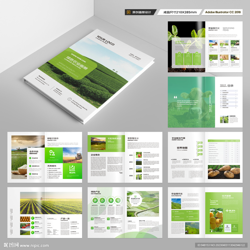 农产品宣传册