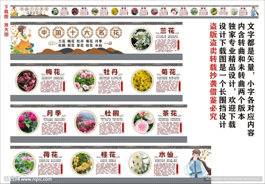 十大名花