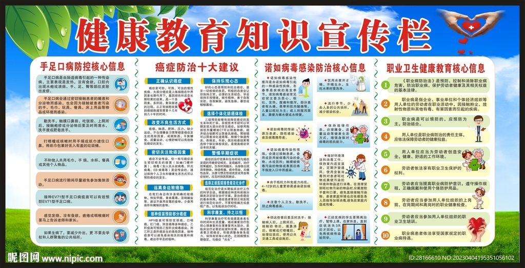 健康教育知识宣传栏