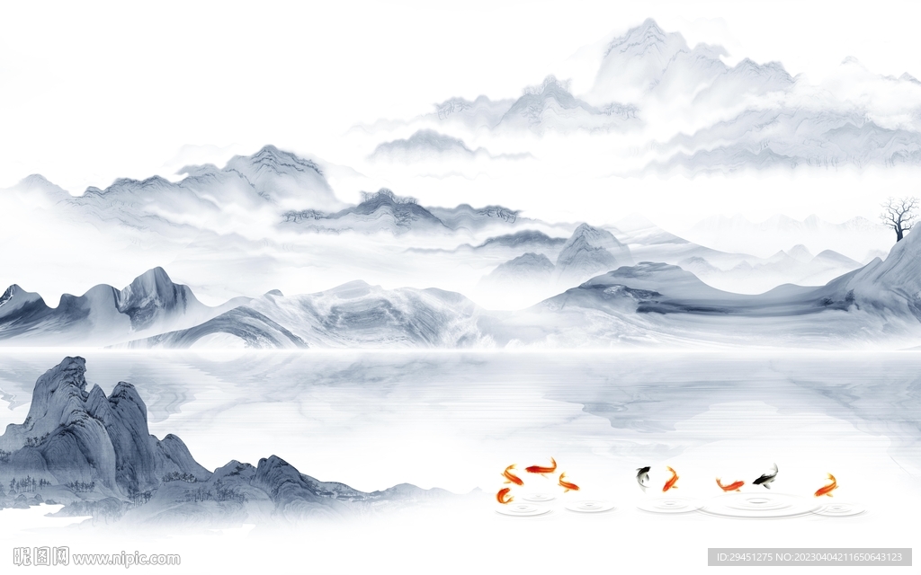 高端 热销中式山水 TiF分层