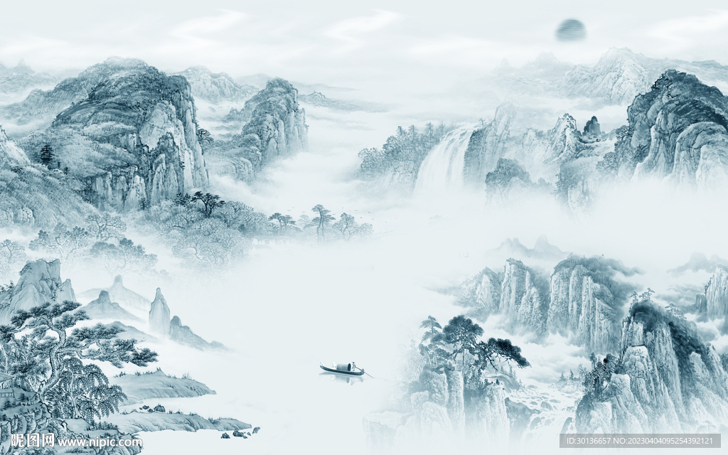 爆款 最新热门山水 tif分层