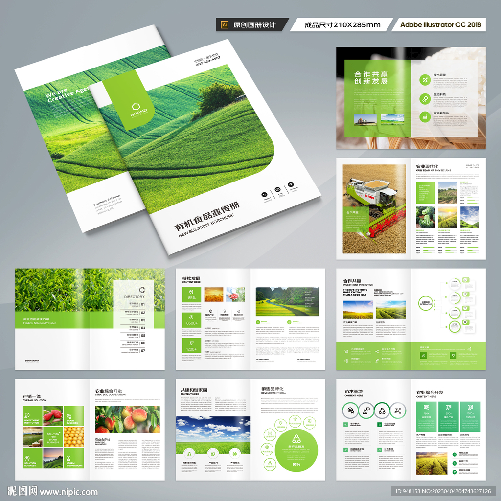 农产品宣传册