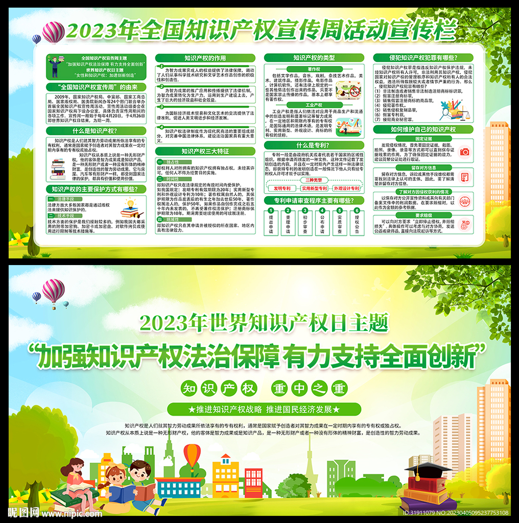 2023全国知识产权宣传周主题