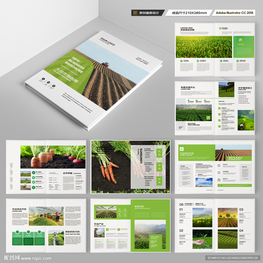 农业合作社画册