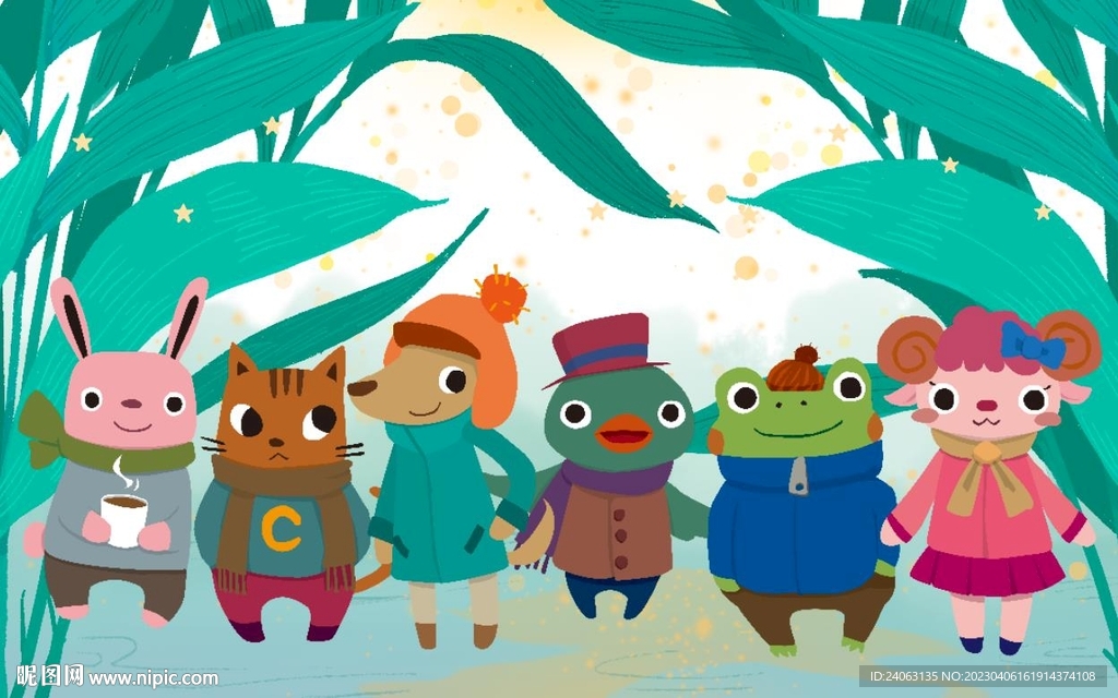 儿童壁画背景墙