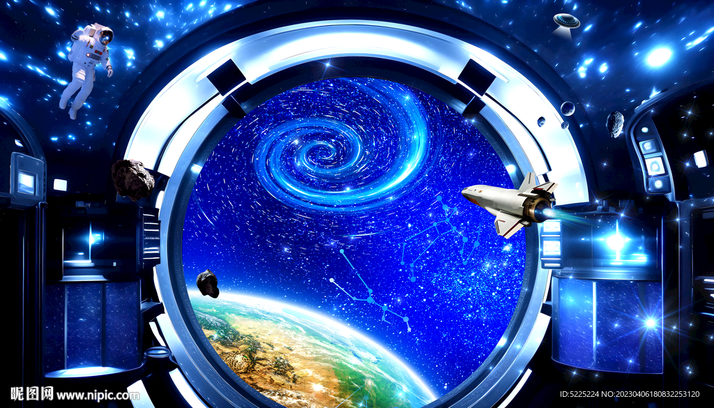 宇宙星空背景墙