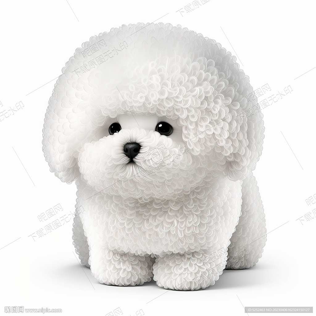 萌萌的比熊犬
