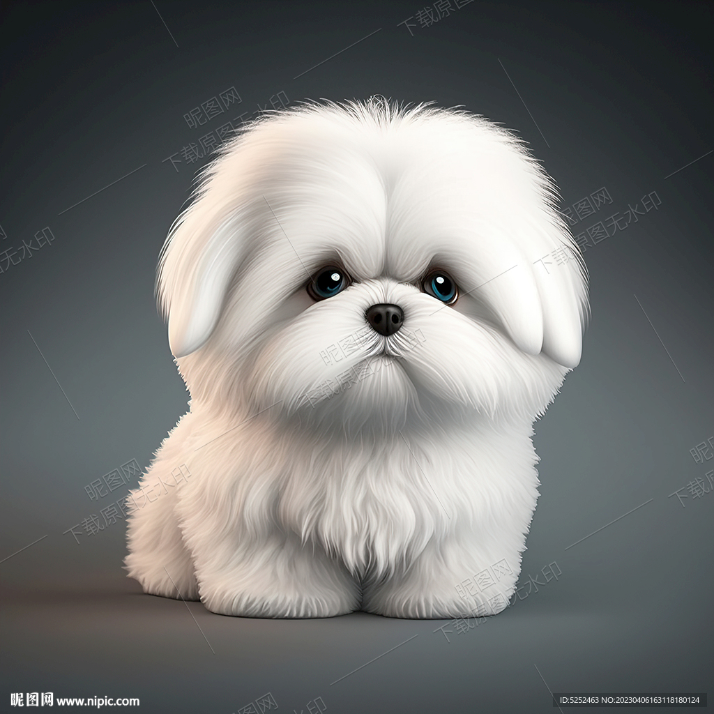白色马尔济斯犬