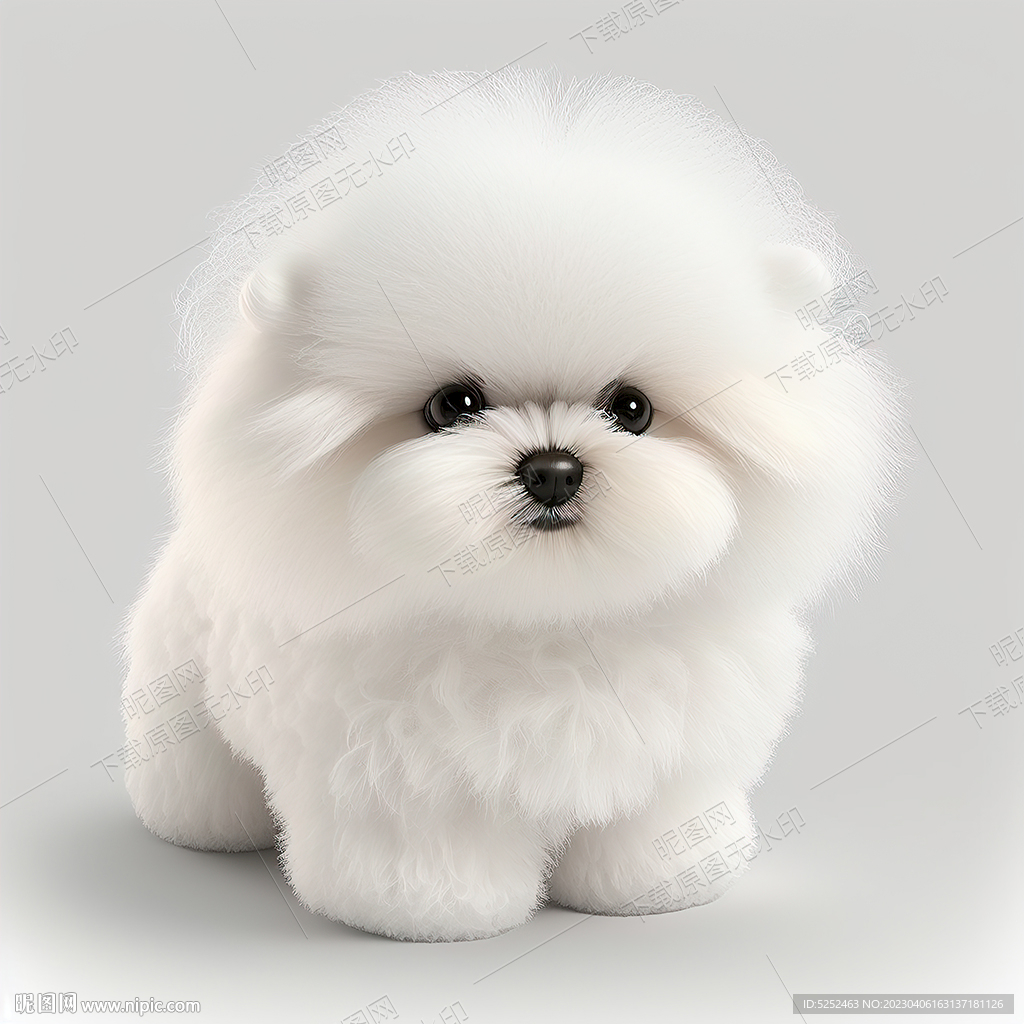 可爱的马尔济斯犬