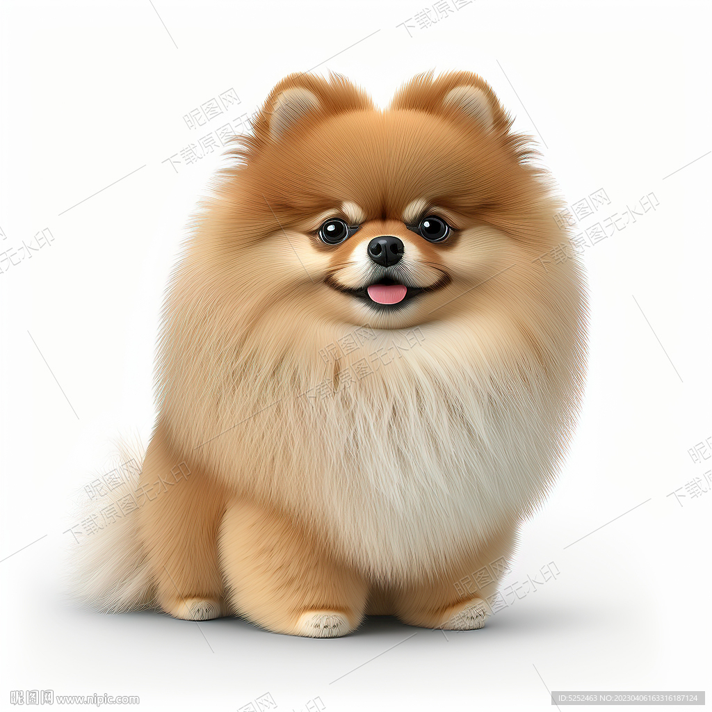 可爱的博美犬
