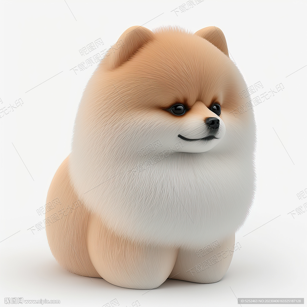 可爱的博美犬