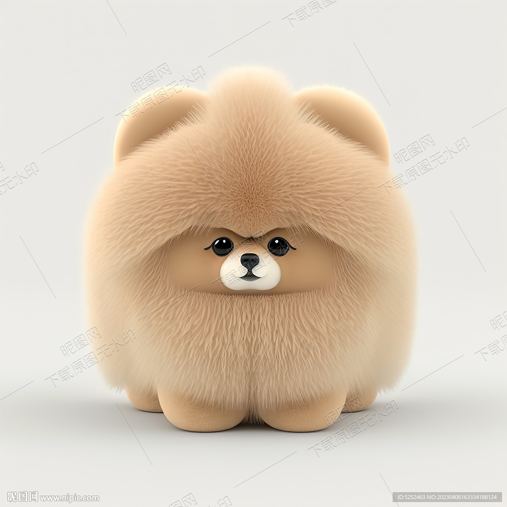 可爱的博美犬