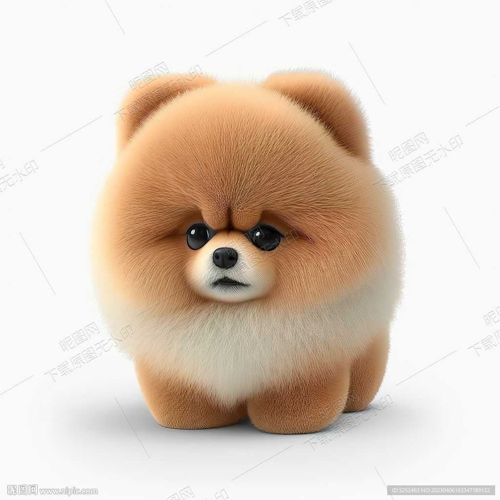 可爱的博美犬